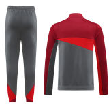 2024/25 AC Red Grey Jacket Tracksuit