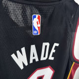 2024/25 Miami Heat WADE #3 Black Kids NBA Jersey