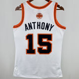 2006/07 Nuggets ANTHONY #15 White Retro NBA Jerseys 热压