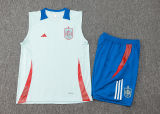 2024/25 Spain Light Blue Vest Training Jersey(A Set)
