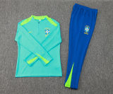 2024/25 Brazil  Green Kids  Sweater Tracksuit