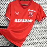 2024/25 FC Twente Home Red Fans Soccer Jersey 特温特