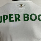 2024 Sporting CP Lisbon White Player Version Soccer Jersey  里斯本