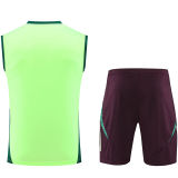 2025 Mexico Light Green Vest Training Jersey(A Set)