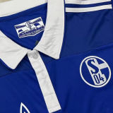 2010/11 Schalke 04 Home Blue Retro Soccer Jersey
