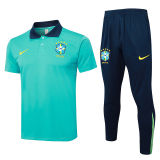 2025 Brazil Green POLO Training Tracksuit