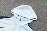 2025 France Grey Hoody Zipper Jacket Windbreaker