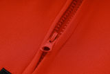 2024/25 Bulls Red Hoody Zipper Jacket Tracksuit