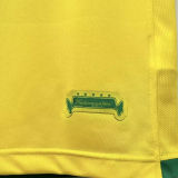 2006 Brazil Home Yellow Retro Soccer Jersey