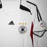 2006 Germany Home White Retro Soccer Jersey