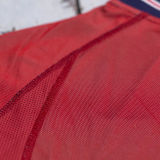 2002 England Away Blue & Red Retro Soccer Jersey (Double-sided)  双面