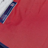2002 England Away Blue & Red Retro Soccer Jersey (Double-sided)  双面
