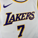 2025 Lakers ANTHONY #7 White NBA Jerseys 热压