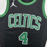 2025 Celtics HOLIDAY #4 Black  NBA Jerseys