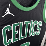 2025 Celtics PORAIGIS #8 Black  NBA Jerseys