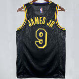 2025 Lakers JAMES JR. #9 Black NBA Jerseys 热压