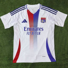 2024/25 Lyon Home White Fans Soccer Jersey