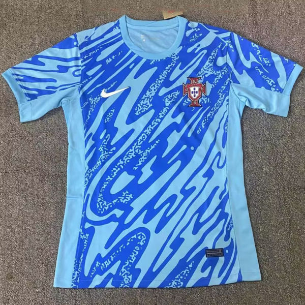 2024/25 Portugal Blue GK Fans Soccer Jersey