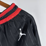 2025 Bulls Black NBA Cotton Pants