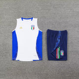 2025 Italy White Vest Training Jersey(A Set)