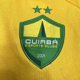 2024/25 Cuiabá Home Yellow Fans Soccer Jersey  库亚巴体育