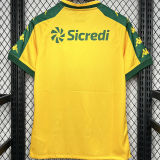 2024/25 Cuiabá Home Yellow Fans Soccer Jersey  库亚巴体育