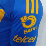 2024/25 U.A.N.L Tiger Away Blue Player Version Soccer Jersey