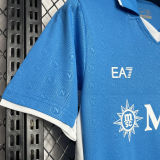 2024/25 Napoli Home Blue Fans Soccer Jersey