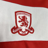 2024/25 Middlesbrough Home Red Fans Jersey
