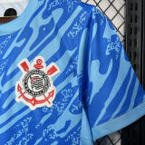 2024/25 Corinthians Blue Goalkeeper Soccer Jersey