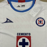 20224/25 Cruz Azul Away White Fans Soccer Jersey