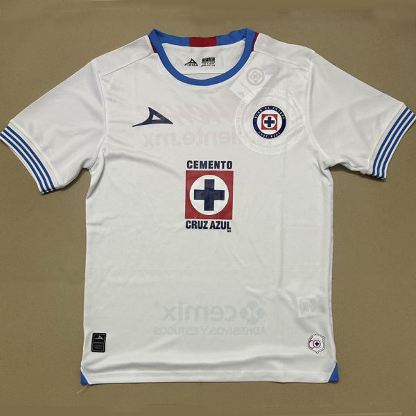 20224/25 Cruz Azul Away White Fans Soccer Jersey