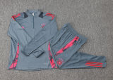 2025 Germany Dark Grey Kids Sweater Tracksuit