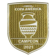 CONMEBOL COPA AMERICA CAMPEON Patch 2021 美洲杯胸前金杯  (You can buy it alone OR tell us which jersey to print it on. )