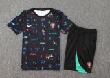 2025 Portugal Black Training Jersey(A Set)