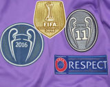 2016/17 RM Purple Away Retro Player Version Soccer Jersey  球员版
