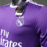 2016/17 RM Purple Away Retro Player Version Soccer Jersey  球员版