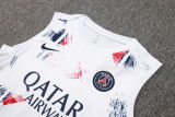2025 PSG White Vest Training Jersey(A Set)