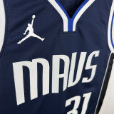 2025 Mavericks THOMPSON #31 Sapphire Blue NBA Jerseys