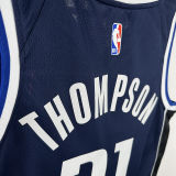 2025 Mavericks THOMPSON #31 Sapphire Blue NBA Jerseys