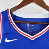 2025 76ers GEORGEG #8 Blue  NBA Jerseys 热压