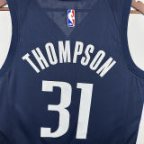 2025 Mavericks THOMPSON #31 Sapphire Blue NBA Jerseys