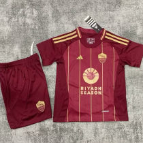 2024/25 Rome Home Kids Soccer Jersey