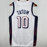 2025 Team USA TATUM #10 White NBA Jerseys