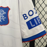 2024/25 Glasgow Rangers Away White  Fans Jersey