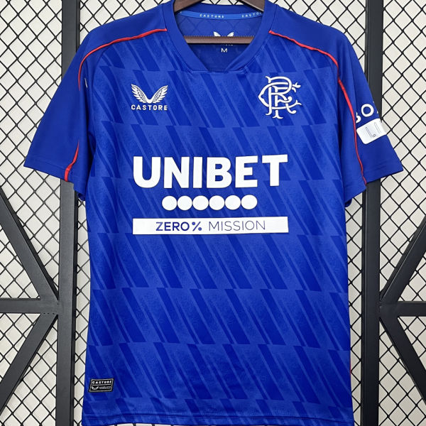 2024/25 Glasgow Rangers Home Blue  Fans Jersey