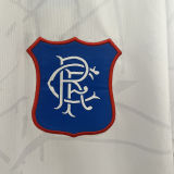 2024/25 Glasgow Rangers Away White  Fans Jersey