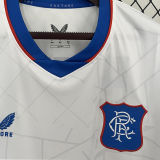 2024/25 Glasgow Rangers Away White  Fans Jersey