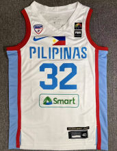 2024 PILIPINAS Team BROWNLEE #32 White Jersey