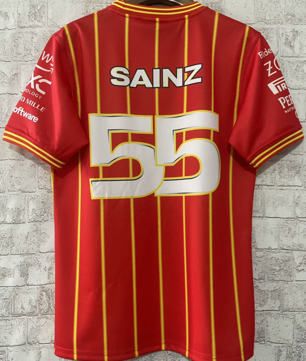 2024/25 Ferrari F1 SAINZ #55 Red Team T-Shirt